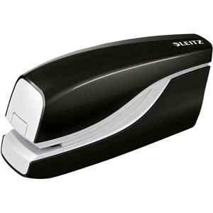 Leitz NeXXt WOW Elektroheftgerät 5566 Halber Streifen 10 Blatt Schwarz E1 Kunststoff, Metall