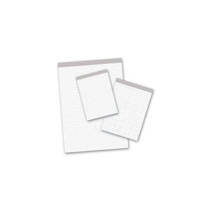 Ursus Style, Ursus-Style A4 Oben gebunden Weiss Papierumschlag Abreissnotizblock quadratisch gelocht 100 Blatt