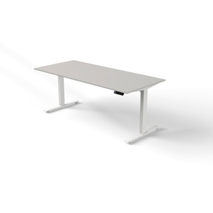 Kerkmann, Kerkmann Move 3 Sitz-Stehschreibtisch Hellgrau 800 x 1.200 x 1.800 mm