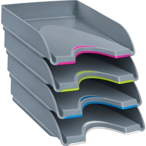 CEP, CEP Arty by CEP Briefablage 1042006381 Grau 25,7 x 34,8 x 6,6 cm 4 Stück