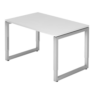 Hammerbacher Schreibtisch R Serie Weiß 120 x 65-85 cm VRS12/W