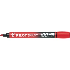 Pilot, PILOT Permanent Marker 100 1mm SCA-100-R Rundspitze rot