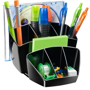 CEP, CEP Schreibtisch Organizer Pro Plastik Schwarz 15,8 x 14,3 x 9,3 cm