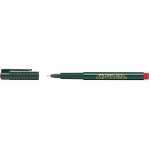 Faber-Castell, FABER-CASTELL Faserschr. FINEPEN 1511 0.4mm 151121 rot