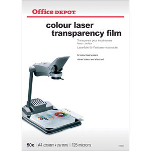 Office Depot, Office Depot Overhead-Folien DIN A4 Transparent 50 Blatt