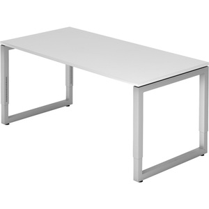 Hammerbacher Schreibtisch R-Serie Weiß 1.600 x 650-850 mm VRS16/W