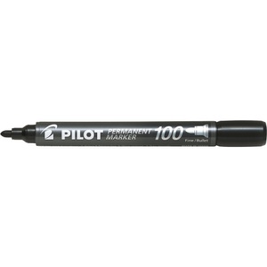 Pilot, PILOT Permanent Marker 100 1mm SCA-100-B Rundspitze schwarz