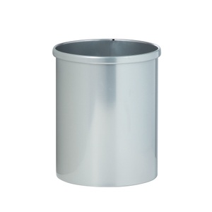 undefined, Papierkorb, Metall, rund Volumen 15 l, HxØ 309 x 255 mm silber, Vepa Bins Metall Abfalleimer 25,5 x 36 cm Silber