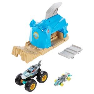 Hot Wheels, Hot Wheels Monster Trucks Startrampe, assortiert, 