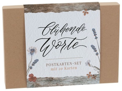 undefined, Blühende Worte - Postkarten-Set - mit 20 Karten, Blühende Worte - Postkarten-Set