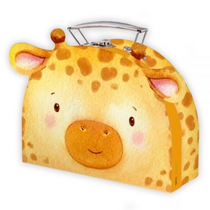 Trötsch, Trötsch Koffer mit Formdeckel Giraffe groß: Pappkoffer Reisekoffer Kinder Spielkoffer, Trötsch Koffer mit Formdeckel Giraffe groß