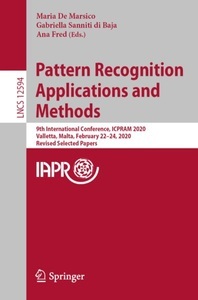 undefined, Pattern Recognition Applications and Methods, Pattern Recognition Applications and Methods
