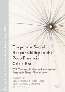 undefined, Corporate Social Responsibility in the Post-Financial Crisis Era, 