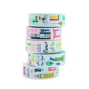 undefined, Tape Set, Cities, Deko-Klebeband CITIES 5er-Pack in bunt