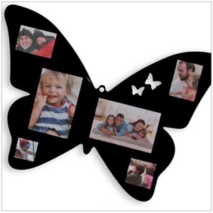 undefined, Fotorahmen Acryl-Schmetterling schwarz, Fotorahmen Acryl-Schmetterling schwarz