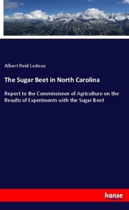 undefined, The Sugar Beet in North Carolina, The Sugar Beet in North Carolina