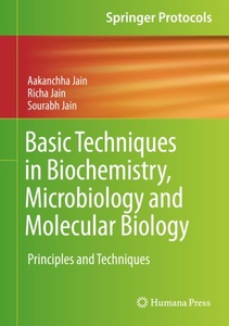 undefined, Basic Techniques in Biochemistry, Microbiology and Molecular Biology, 