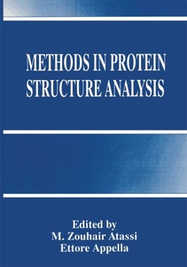 Springer Berlin,Springer US, Methods in Protein Structure Analysis, Methods in Protein Structure Analysis