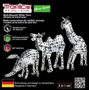 Tronico, Tronico - Wilde tiere, giraffe, elefant und kamel, Tronico MICRO SERIES Wilde Tiere