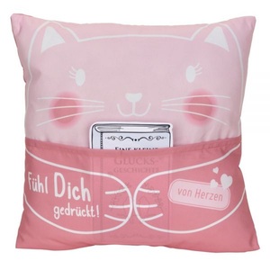 HERGO Creation, Sofahelden Umarmungskissen - Katze, 