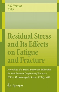 undefined, Residual Stress and Its Effects on Fatigue and Fracture, 