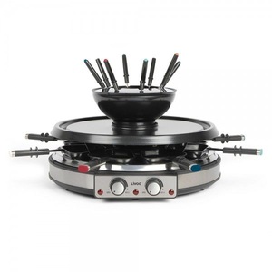 undefined, Livoo - Raclette- und Fondue-Gerät - Schwarz, 