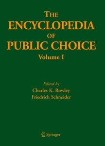 undefined, The Encyclopedia of Public Choice, 2 Vols., 