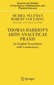 undefined, Thomas Harriot's Artis Analyticae Praxis, 