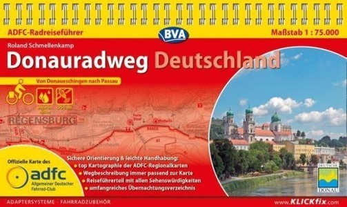 undefined, ADFC-Radreiseführer Donauradweg Deutschland, 