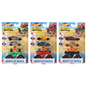 undefined, Hot Wheels Monster Trucks 1:64 Monster Maker sortiert, 