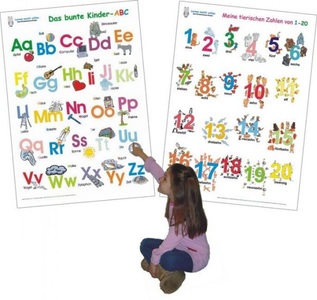 undefined, Das bunte Kinder-ABC + Meine tierischen Zahlen von 1-20, 2 Poster, Das bunte Kinder-ABC / Das bunte Kinder-ABC + Meine tierischen Zahlen von 1-20, 2 Poster
