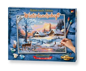 undefined, Winterlandschaft, Schipper Malen nach Zahlen »Winterlandschaft«