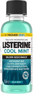 Listerine, Zahn Mundspuelung Listerine 95ml Zero, Listerine® Cool Mint Milder Geschmack