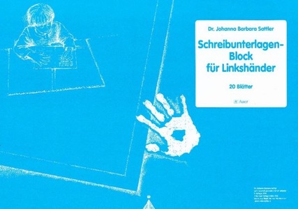 undefined, Schreibunterlagenblock für Linkshänder (20 Blätter), Schreibunterlagenblock für Linkshänder