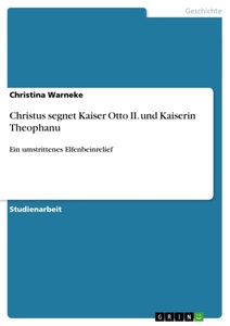 undefined, Christus segnet Kaiser Otto II. und Kaiserin Theophanu, 