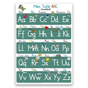 E & Z-Verlag, Mein Tafel ABC in Grundschrift Lernposter, glänzend, Mein Tafel ABC in Grundschrift Lernposter, glänzend