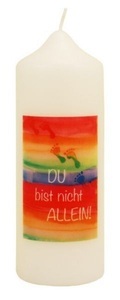 Klosterverlag Maria Laach, Kerze Du bist nicht allein!, Kerze Du bist nicht allein!