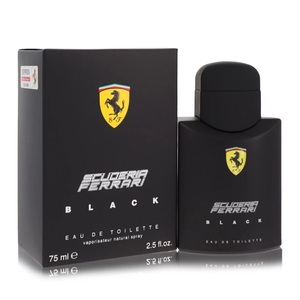 Ferrari, Ferrari Scuderia Black by Ferrari Eau de Toilette Spray 75 ml, Ferrari Black Eau de Toilette 75ml Herren