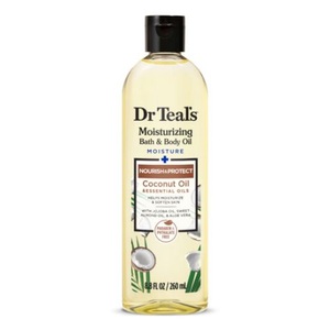 Dr Teal's, Dr Teal’s Moisturizing Bath & Body Oil by Dr Teal’s Nourishing Coconut Oil with Essensial Oils, Jojoba Oil, Sweet Almond Oil and Cocoa Butter 260 ml, Dr Teal's Moisturizing Bath & Body Oil Nourishing Coconut Oil with Essensial Oils, Jojoba Oil, Sweet Almond Oil and Cocoa Butter 260 ml