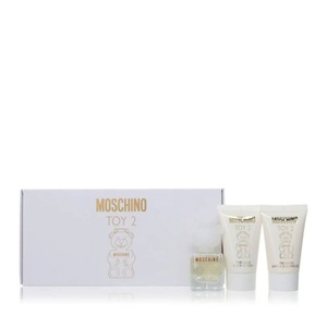 Moschino, Moschino Toy 2 by Moschino Gift Set -- .17 oz Mini EDP Spray + .8 oz Body Lotion + .8 oz Shower Gel, Moschino Toy 2 Gift Set -- 6 ml Mini EDP Spray + 24 ml Body Lotion + 24 ml Shower Gel