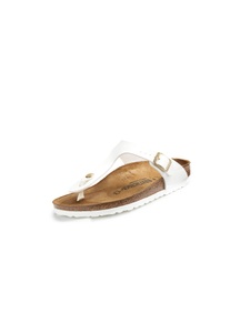 Birkenstock, Zehentrenner-Pantolette Gizeh Birkenstock weiss Größe: 35, 