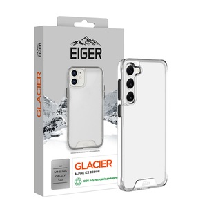 EIGER, Eiger - Samsung Galaxy S23 5G Glacier Case Hybrid Schutzhülle (EGCA00436) - Transparent, Eiger Samsung Galaxy S23 Glacier Cover Transparent
