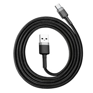 undefined, Baseus 1m 3A Max USB-A zu USB-C Daten- und Schnellladekabel Grau, Baseus 1m 3A Max USB-A zu USB-C Daten- und Schnellladekabel Grau