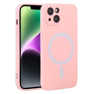 undefined, Silikon Magsafe Handyhülle iPhone 15 Pink, 
