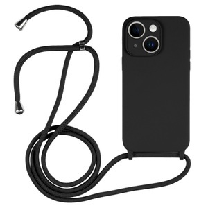 undefined, Necklace Hülle mit Kordel für iPhone 15 Schwarz, Necklace Hülle mit Kordel für iPhone 15 Schwarz