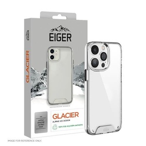 EIGER, Eiger - iPhone 14 Pro Max Glacier Case Hybrid Schutzhülle (EGCA00392) - Transparent, Eiger iPhone 14 Pro Max Hard-Cover Glacier (EGCA00392)
