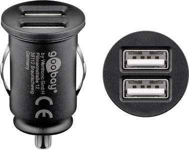 undefined, Goobay 12W Dual USB-A Auto Ladegerät