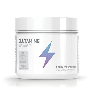 Battery Nutrition, Battery Glutamine Unflavored, 500g, Battery Glutamine Unflavored 500g
