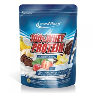 Ironmaxx, IRONMAXX 100% WHEY PROTEIN, 500g, Milk Chocolate, Ironmaxx 100% Whey Protein Milk Chocolate 500g