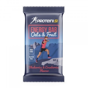 Proteini.ch, PROTEINI.SI ENERGY BAR 60gr, Blueberry-Cranberry + yogurt, Proteini Energy Bar Blueberry Cranberry Yogurt 60g